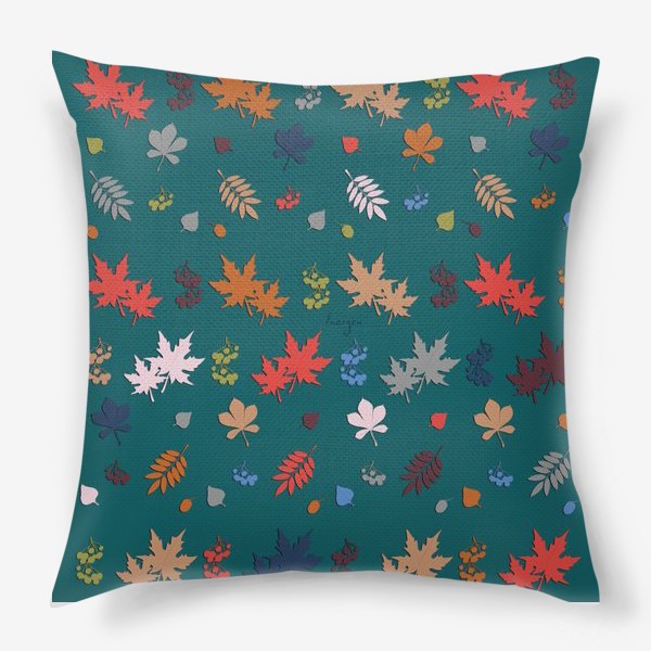 Подушка «Осень. Листья (pantone 1)»