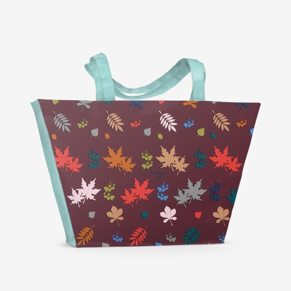 Пляжная сумка «Осень. Листья (pantone 2)»