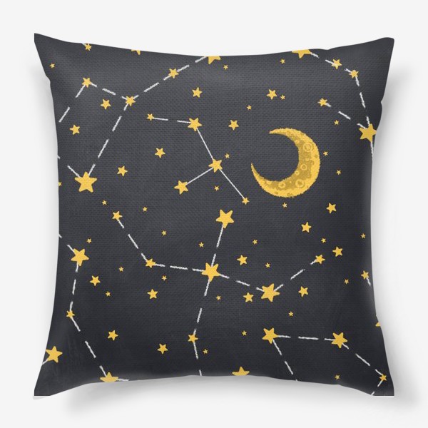Подушка «Луна и звезды»