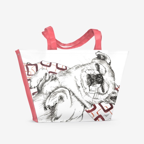 Пляжная сумка «собака спяка»