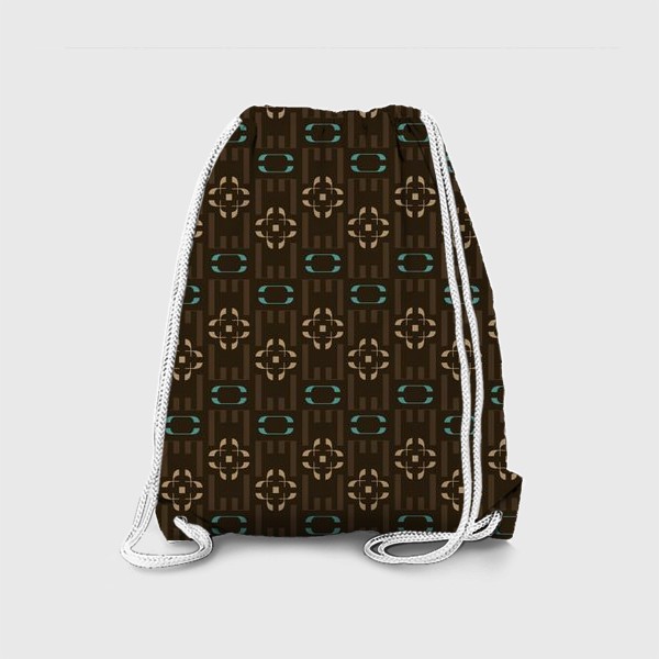 Рюкзак «коричневый этнический орнамент»