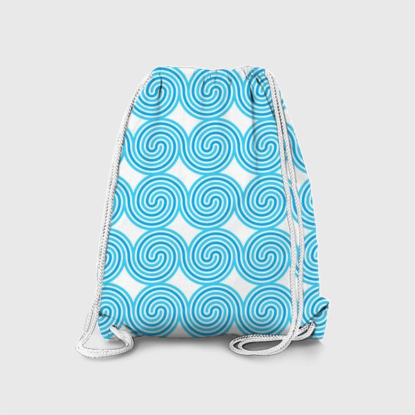 Рюкзак «Голубые спирали»