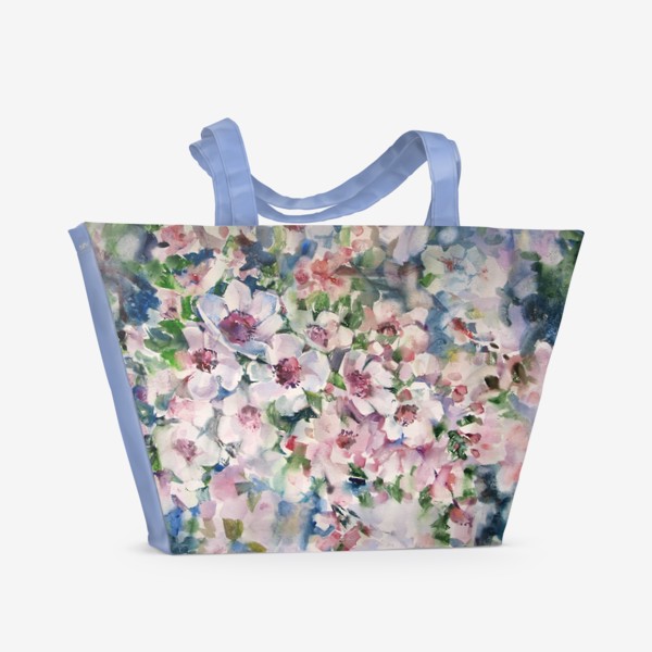 Пляжная сумка «Нежный яблоневый цвет»