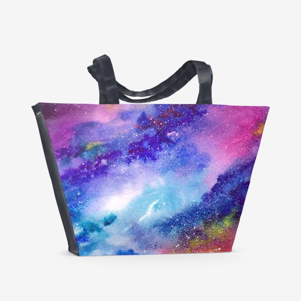 Пляжная сумка &laquo;Космический фон. Вселенная.&raquo;