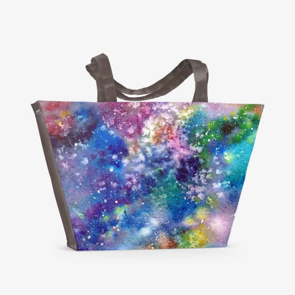 Пляжная сумка «Космический фон. Вселенная.»
