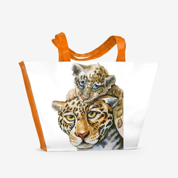Пляжная сумка «тигры»