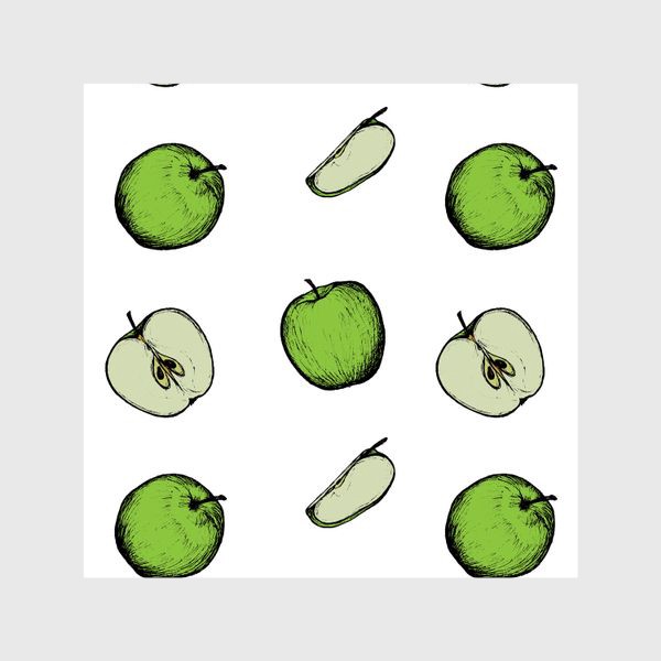 Шторы &laquo;Зеленые яблоки&raquo;