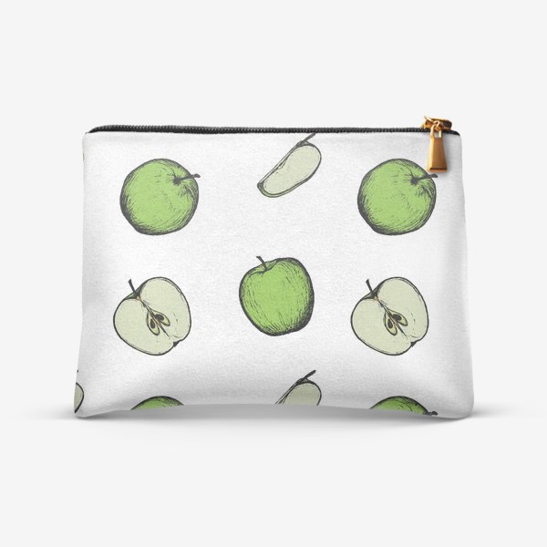 Косметичка «Зеленые яблоки»