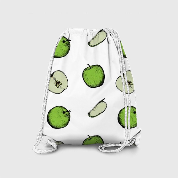 Рюкзак «Зеленые яблоки»