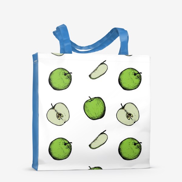 Сумка-шоппер «Зеленые яблоки»
