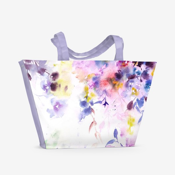 Пляжная сумка &laquo;Цветочный ветер&raquo;