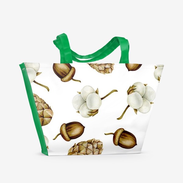Пляжная сумка «Осенний паттерн_4»