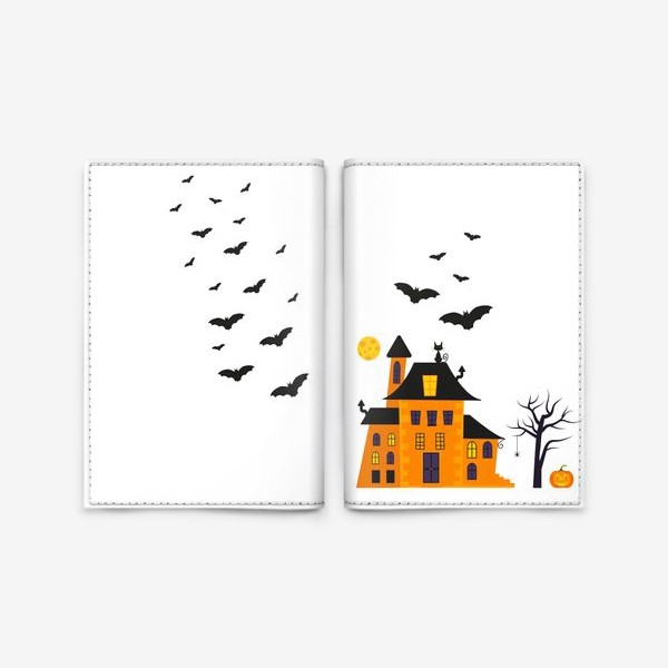 Обложка для паспорта «Хэллоуин»