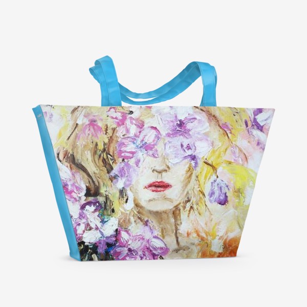 Пляжная сумка «Девушка Весна »