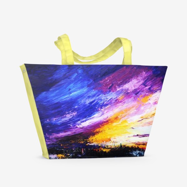 Пляжная сумка «Городской закат»