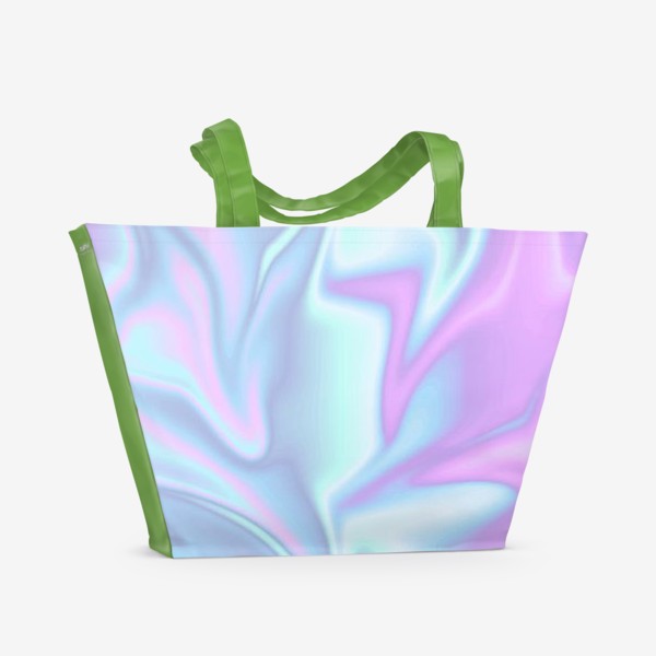 Пляжная сумка «Голографический фон1 ( Holographic background )»