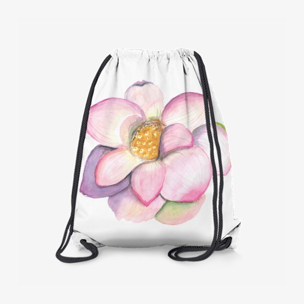 Рюкзак «Акварельный цветок лотоса»
