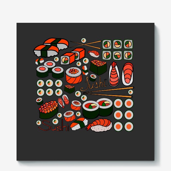 Холст «суши»