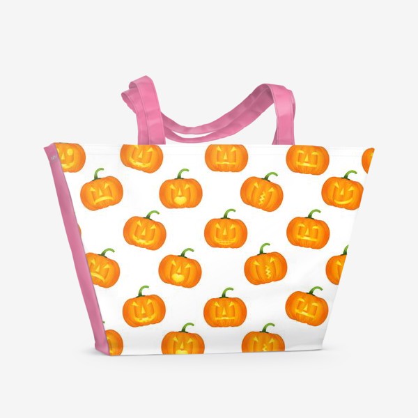 Пляжная сумка «Halloween pumpkin»