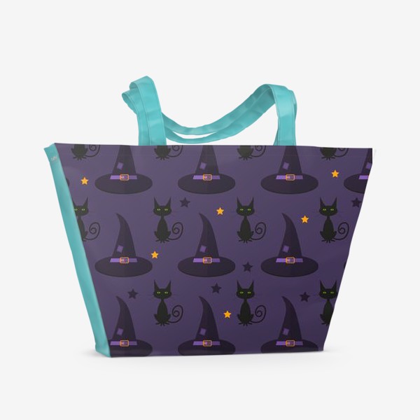 Пляжная сумка «Halloween cat»