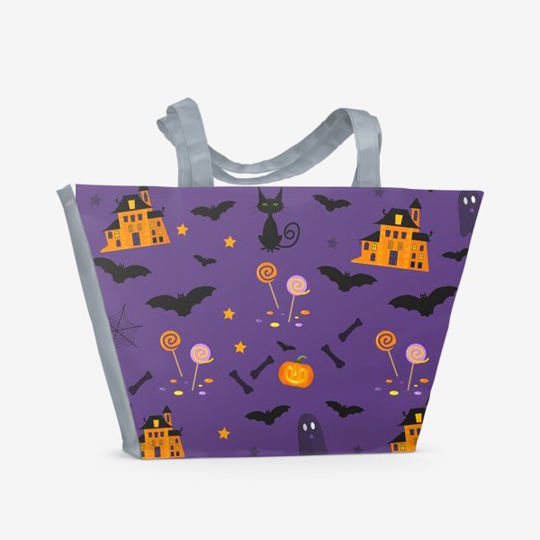 Пляжная сумка «Happy Halloween »