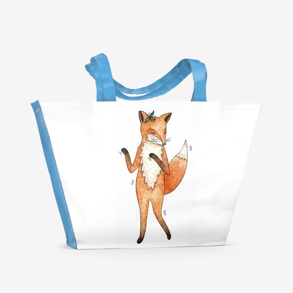 Пляжная сумка «Танцующая лиса»