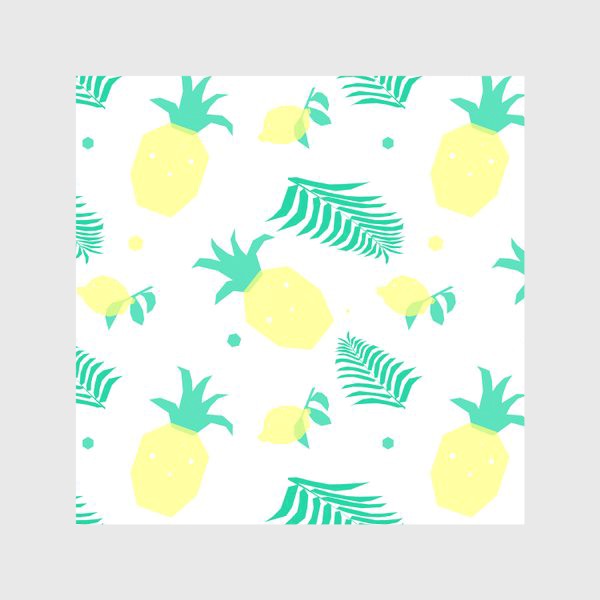 Скатерть «Тропический ананас и лимон»