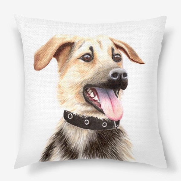 Подушка «Счастливая собака»