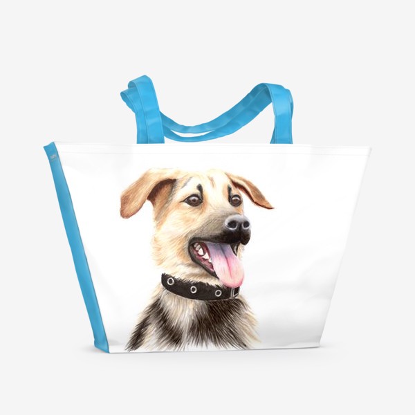 Пляжная сумка «Счастливая собака»
