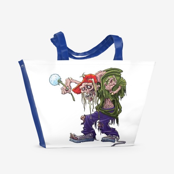 Пляжная сумка «Влюбленный зомби»