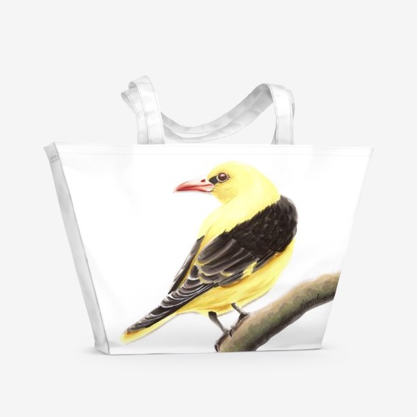 Пляжная сумка «Птица иволга»