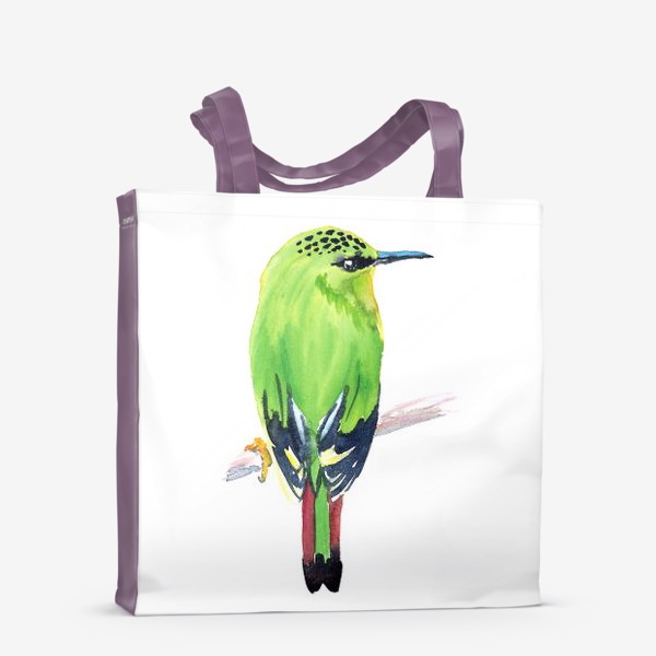 Сумка-шоппер «экзотическая птица»