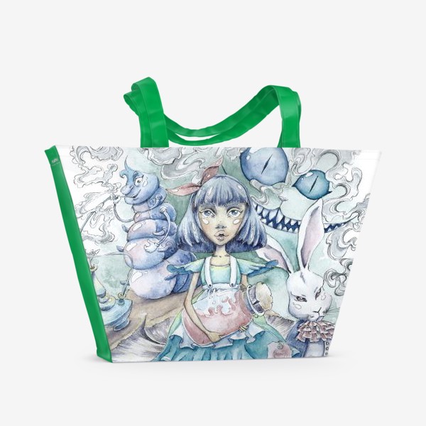 Пляжная сумка «Алиса в Стране Чудес»