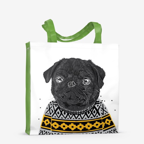 Сумка-шоппер «Собака в свитере»