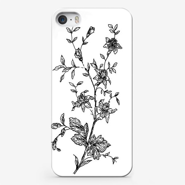 Етал ветка чехол для iphone. Йфонсо цветочками. Чехол от айфона с бабочкой чёрно белый. Чехол на айфон с рисунком.
