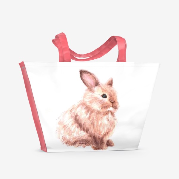 Пляжная сумка &laquo;Пушистый кролик&raquo;