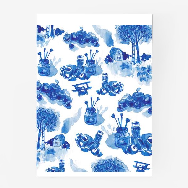 Постер «Лето в синих тонах»