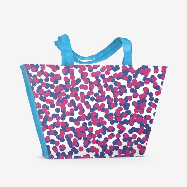 Пляжная сумка «Pink dots»