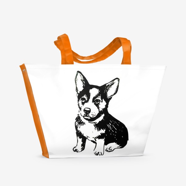 Пляжная сумка «Милый пес»