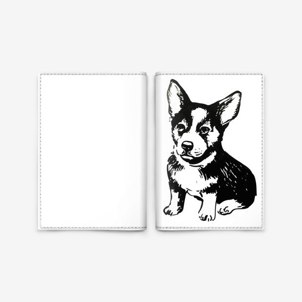 Обложка для паспорта «Милый пес»