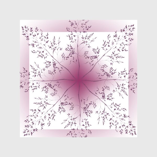 Скатерть «розовая снежинка»