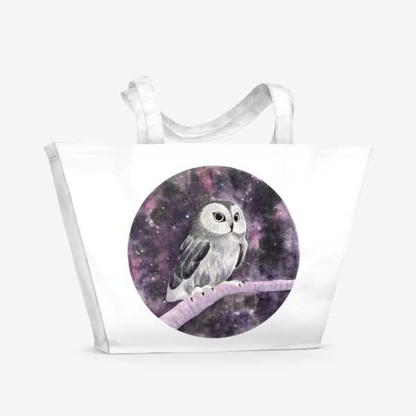Пляжная сумка «Сова совенок Owl»
