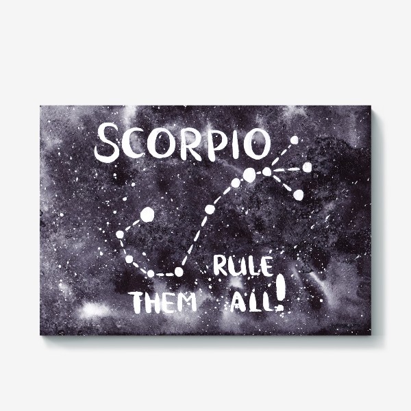 Холст «Созвездие Scorpio»