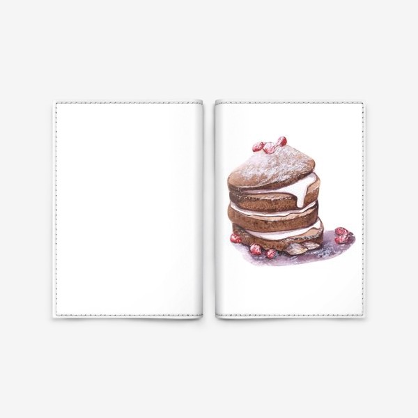 Обложка для паспорта «Пирожное»