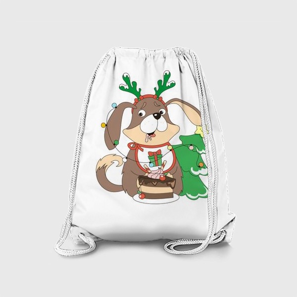 Рюкзак «собака праздничная»