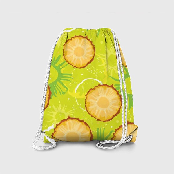 Рюкзак «Абстрактный сочный паттерн из кусочков ананаса»
