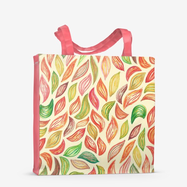 Сумка-шоппер «Акварельные листья»