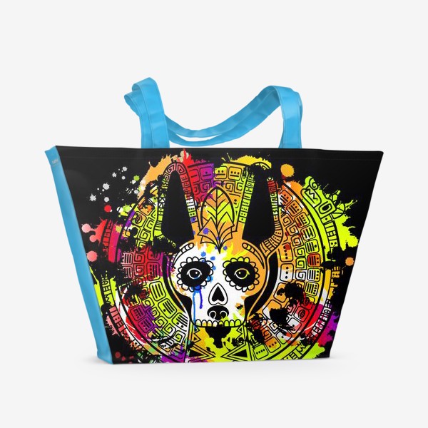Пляжная сумка «Год собаки в Мексике»
