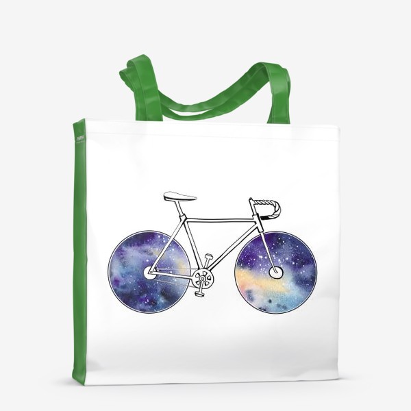 Сумка-шоппер «Космический Велосипед»