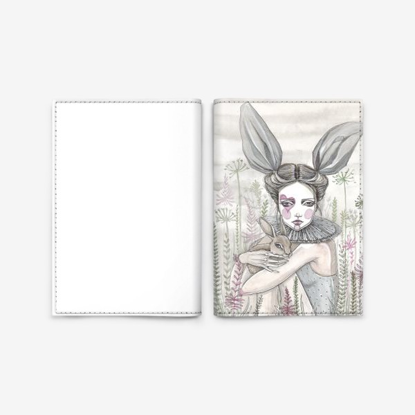 Обложка для паспорта «Заяц»
